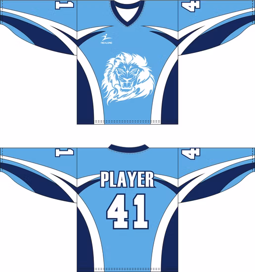 Healong 폴리에스테 가득 차있는 염료 승화 미국 하키 양말 아이스하키 유니폼