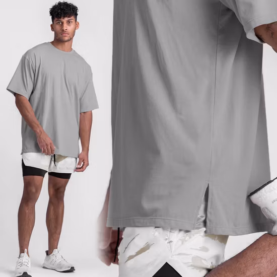 도매 캐주얼 루즈핏 기본 스타일 코튼 T