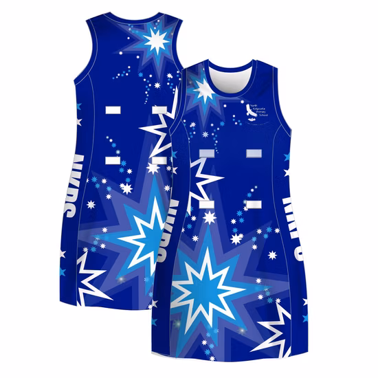 MOQ OEM 맞춤형 승화 넷볼 라인 드레스 섹시 없음